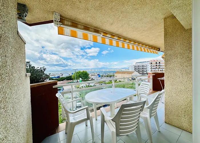 Roc Mar 3 3b - Cerca Del Centro Y De La Playa - Terraza Con Vistas Al Mar Y Al Puerto Apartmán Roses