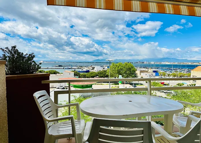 Roc Mar 3 3b - Cerca Del Centro Y De La Playa - Terraza Con Vistas Al Mar Y Al Puerto Apartmán